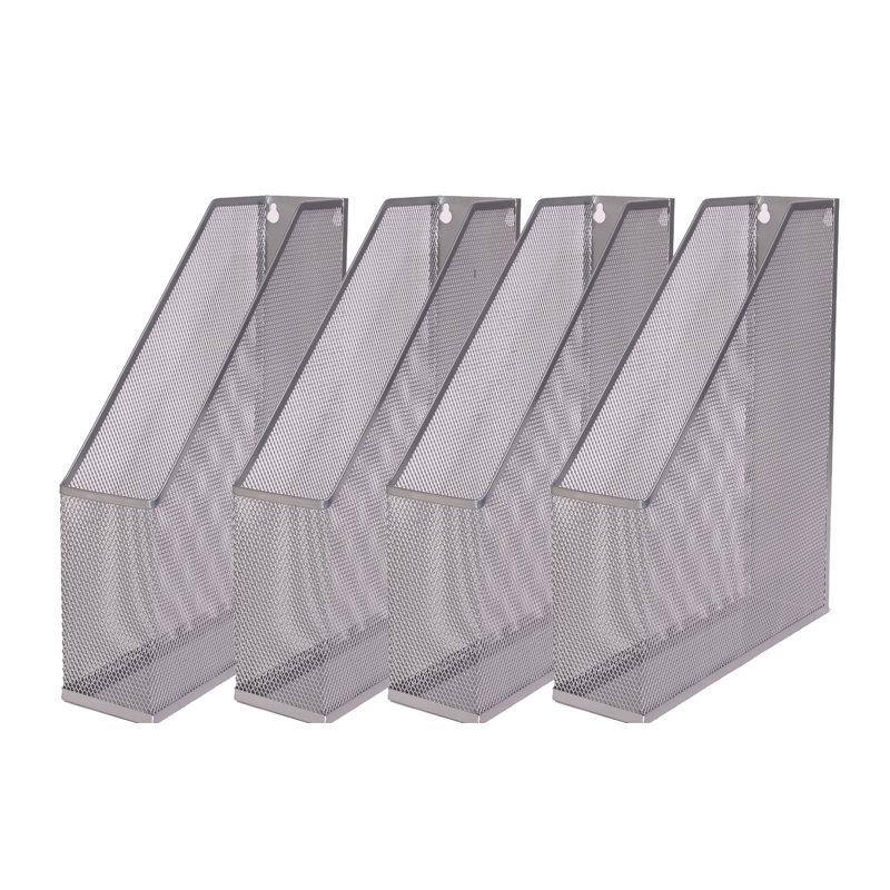 Ensemble de rangement de bureau Farrar, Argent