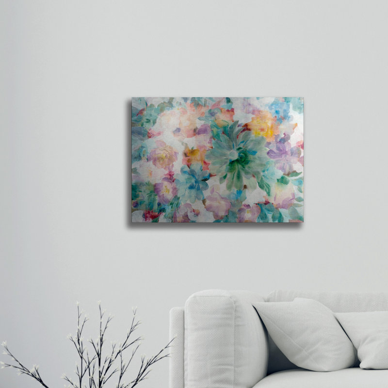 « succulent fleurs crop »-impression, H 16 po x l 22 po x P 1 po, Sans cadre