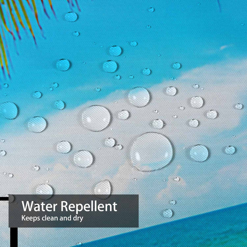 Rideau de douche Tropical Beach Palm, L 72 po x l 84 po