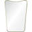 Beale Metal Asymmetrical Wall Mirror