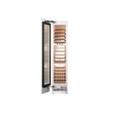 18" Built-In Wine Column - Panel Ready (V Trim) - Left Swing Door