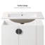 Ensemble de meuble-lavabo avec lavabo 30 "avec tablette latérale droite Johiah-899993593