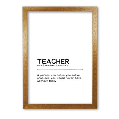 Teacher Help - Print