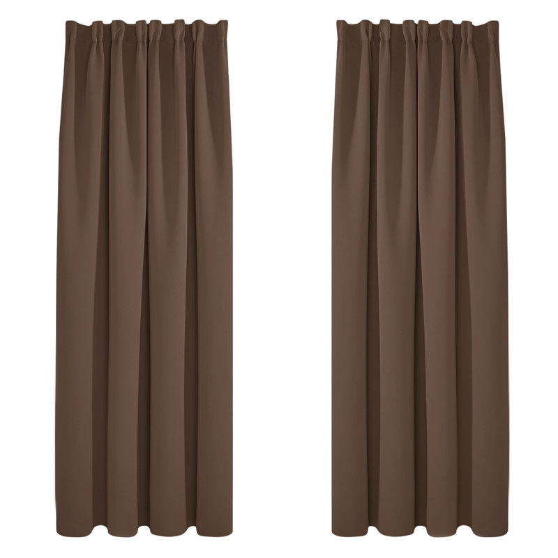 Reimo Blackout Curtain Pair, 55cm Width x 175cm Drop