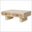 Table basse à bord arrondi avec tiroir en bois massif à motif floral, parfaite pour les espaces de vie modernes et élégants