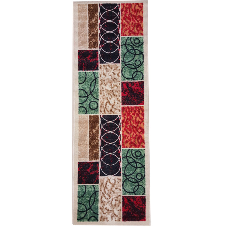 Tapis de cuisine Jerod, Tapis de couloir 1,8 pi x 4,11 po