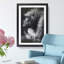 The Crouching Gorilla in Abstract - Picture Frame Graphic Art Print-55737650-55737654