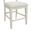 Ensemble de salle à manger Rhiannon 5 pièces, hauteur du comptoir, couleur blanc antique - Table et quatre chaises