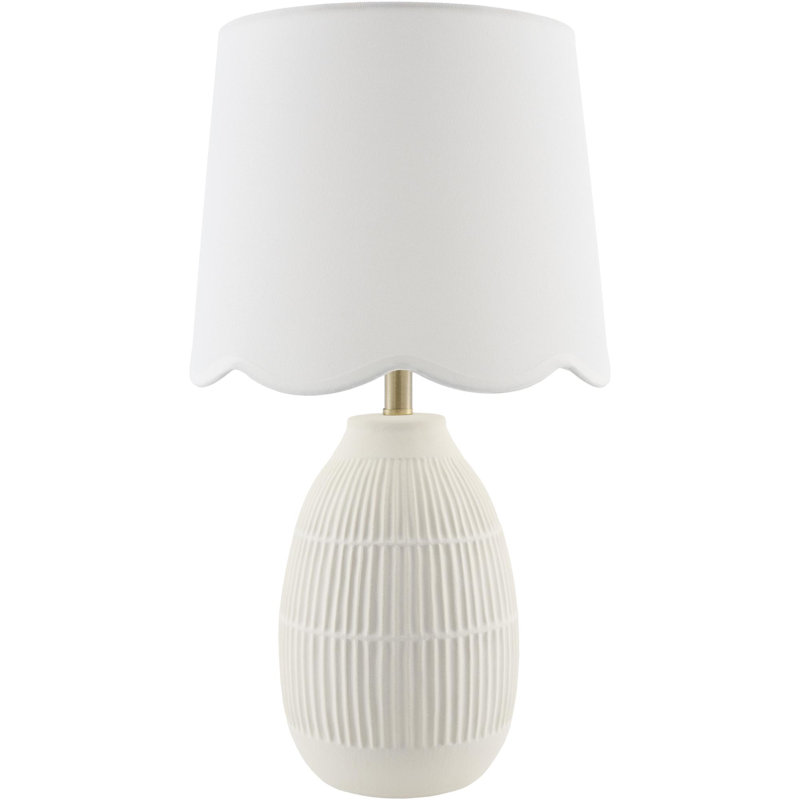 Lampe de table Aarzish, Crème
