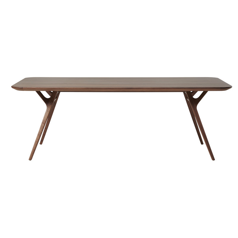 Rén Walnut Wood Dining Table, 28.74" H x 43.31" W x 82.68" L