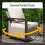 Ensemble de 2 chaises longues Blanaid-834619610