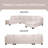 Upholstered U-Shaped Sectional Right Hand Facing-1905470663