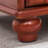Brown Upholstered Bench