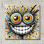 «Smile» par Rey Klimt, art mural en verre acrylique-2140245607
