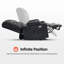 Fauteuil inclinable électrique de 27,2 po Syeda-113564148