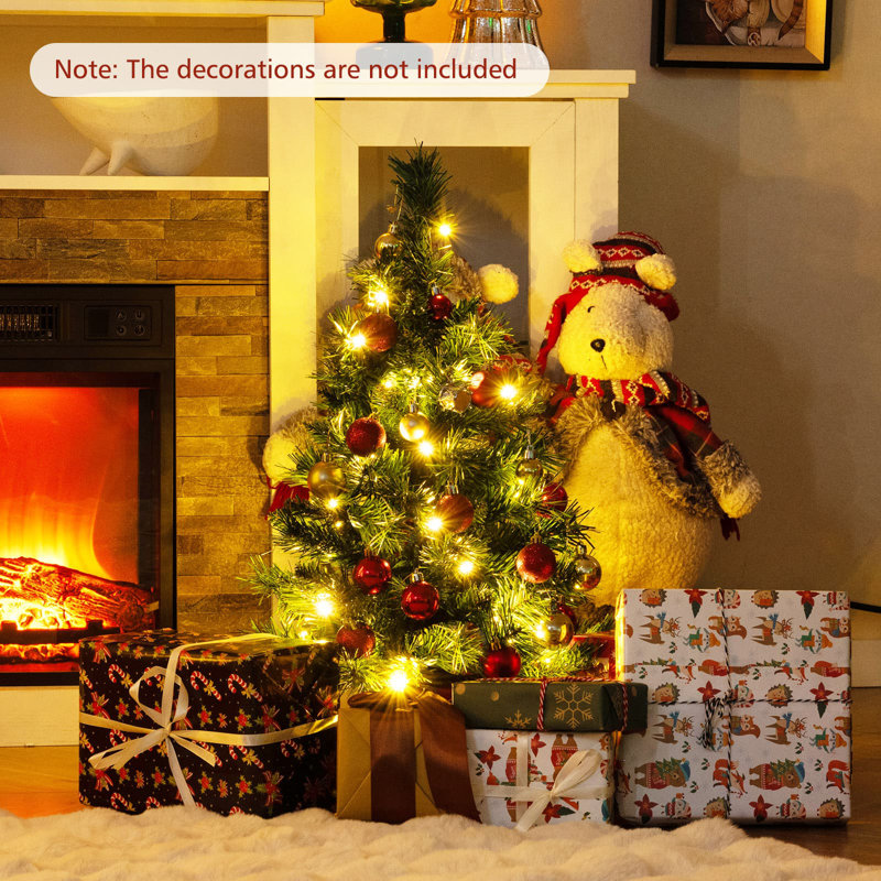 Athow 1.97' H Lighted Artificial Christmas Tree