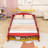 Race Car-Shaped Platform Bed with Shelves-1556231193-1556231195