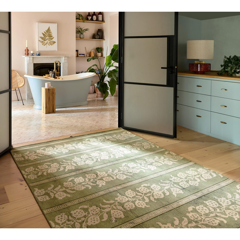 Hand Tufted Wool Area Rug, Rectangle 8'2" x 11'6"