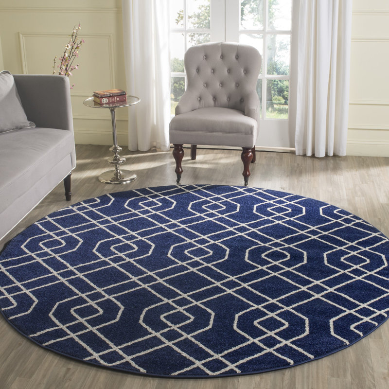 Thornbury Performance Geometric Rug, Round 7'