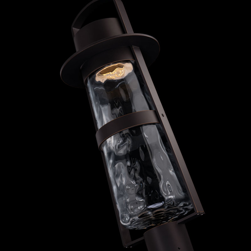 Balthus Dimmable LED Outdoor Post Light, 3000K Color Temperature, Oil Rubbed Bronze