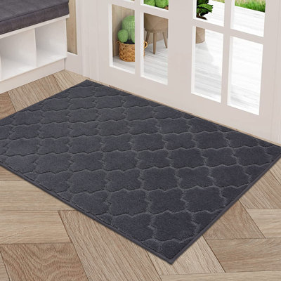 Non-Slip Geometric Doormat
