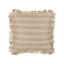 CIRSIUM Striped Beige Square Cushion