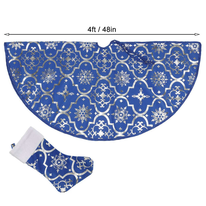 Tree Skirt, Blue