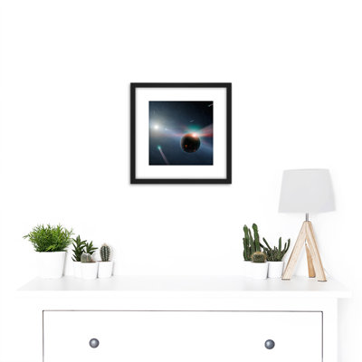 Space NASA Comets Around Star Eta Corvi Illustration - Single Picture Frame Print