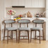 Tabouret de bar 24,8 po H 24,8 po