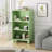 Storage Cabinet, Bathroom Floor Cabinet with Glass Door and Shelves,  Freestanding Display-1062663604