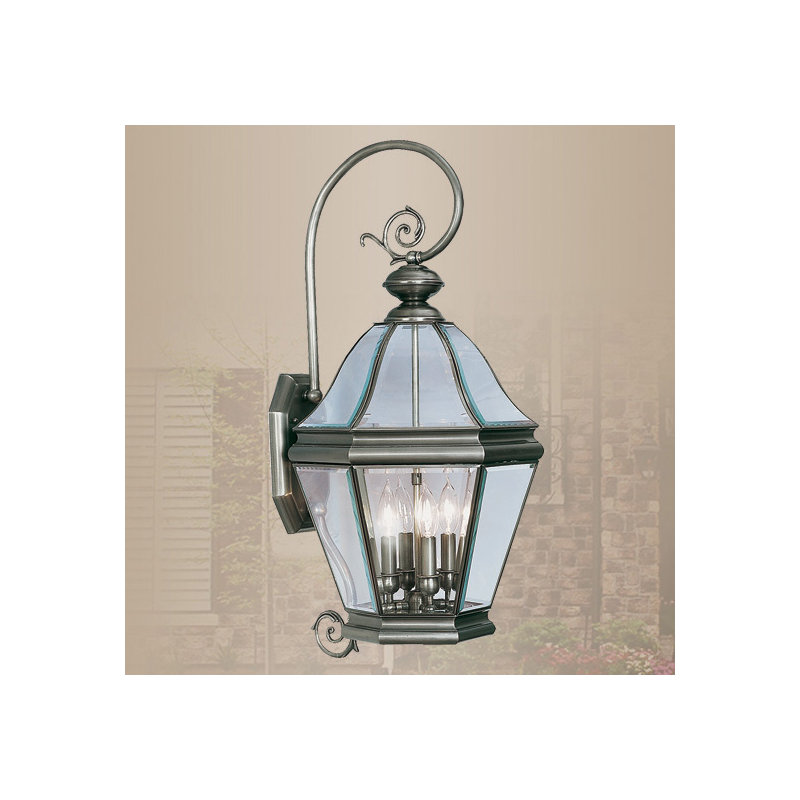 Lanterne murale d'extérieur 2 lumières Wheeler, H 23,5 po x l 9 po x P 9,75 po, H 30 po x l 14,25 po x P 15,25 po