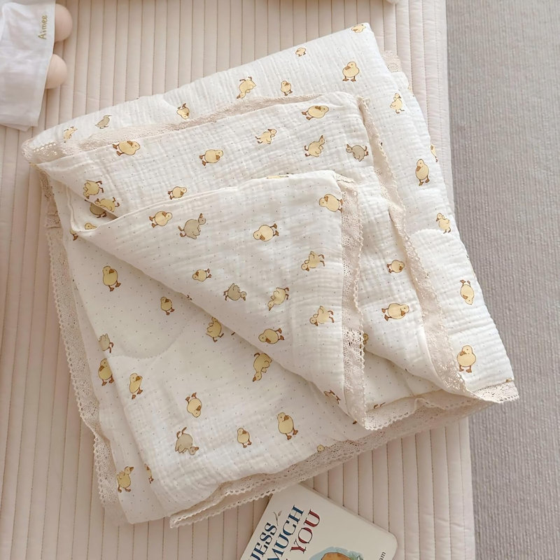 Mignon courtepointe / couverture en coton 2 couches