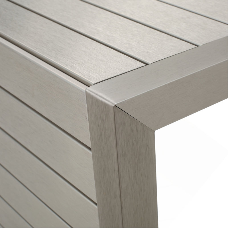 Table en forme de C CAPU CORAL ALU
