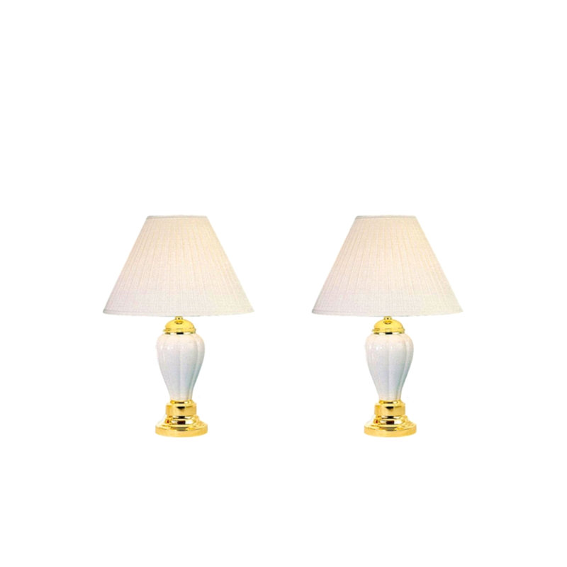 Ensemble de lampes en céramique 3 pièces, lampes sur pied et de table