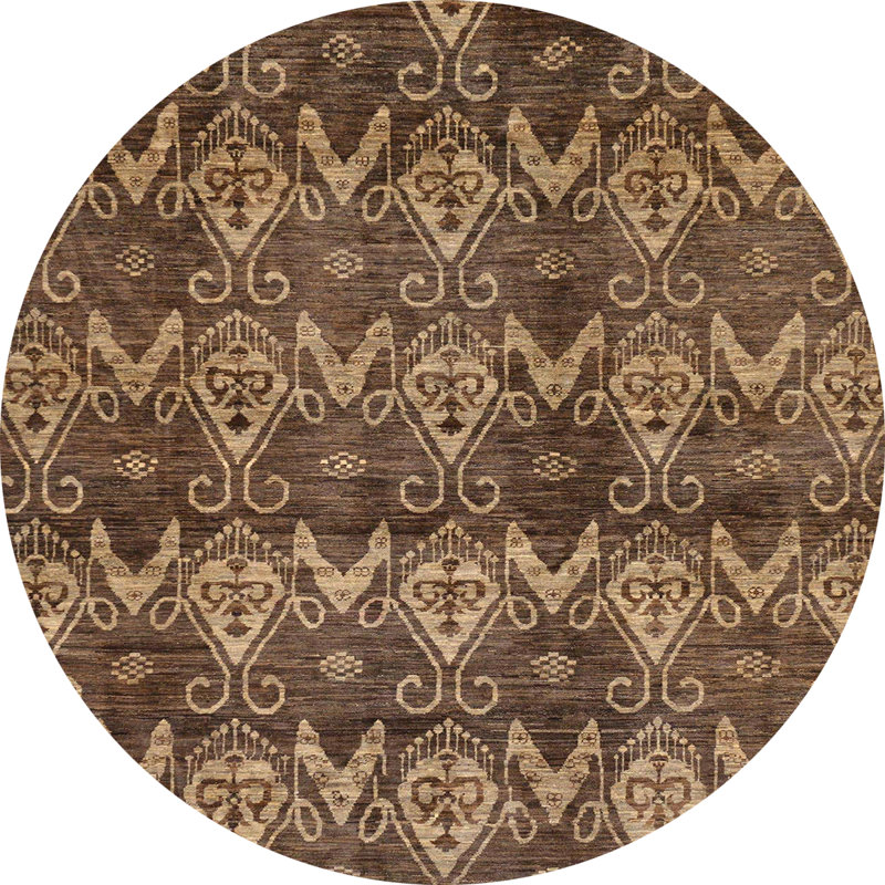 Tapis abstrait moderne 184, Rond 5 pi