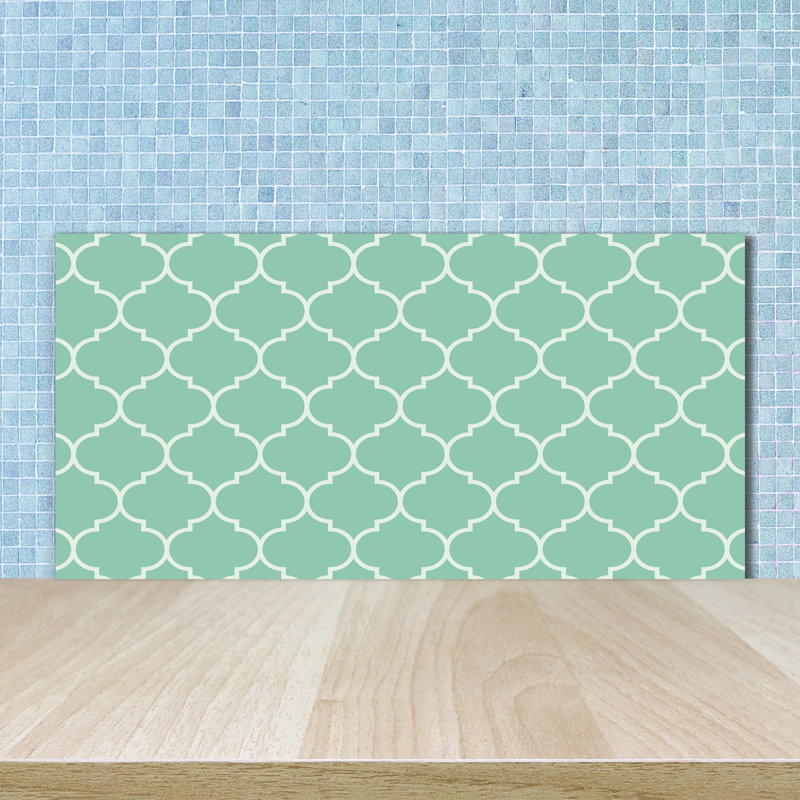 50cm W x 100cm L Glass Peel and Stick Panel