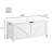 Storage Bench - White Entryway Option, Heavy Duty, U Shaped Pull, Quick And Easy Assembly Retro Box Organizer White, Access To Stored Things, Frame, Good For '-2003842097