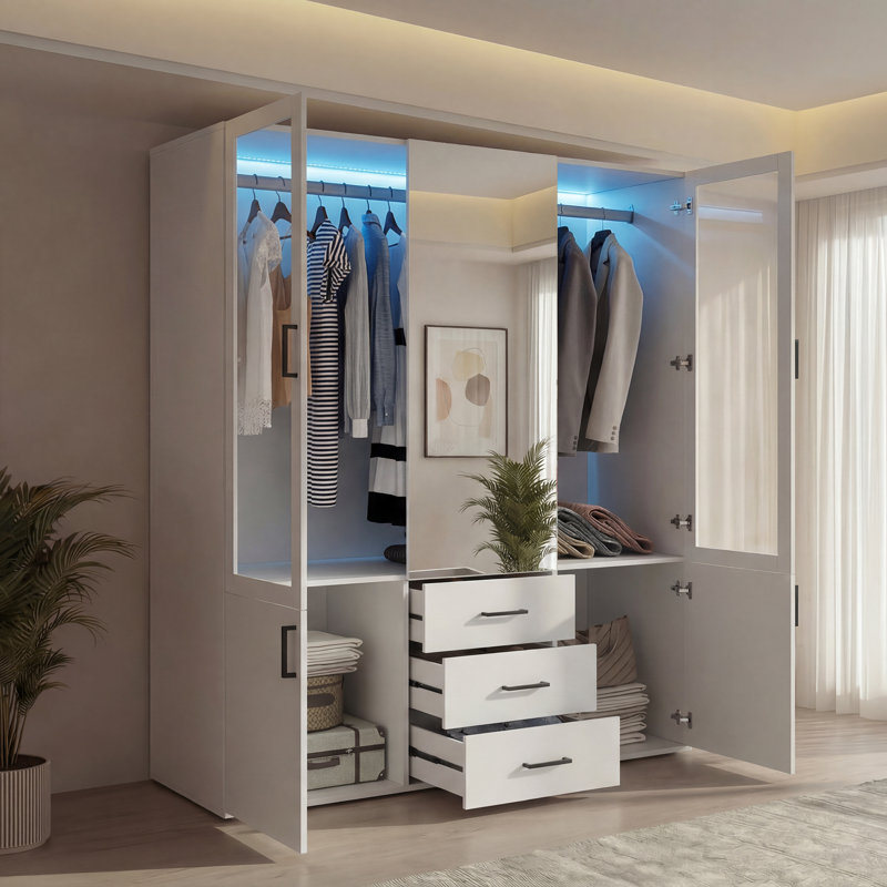 3 Door Wardrobe