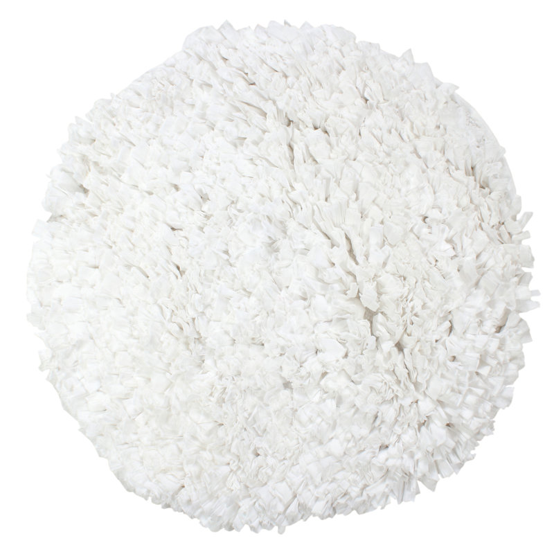 Ambera Non-Slip Bath Rug, White
