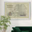 Carte antique de l'Europe - reproduction de cadre photo sur toile-1849728240-1849728241