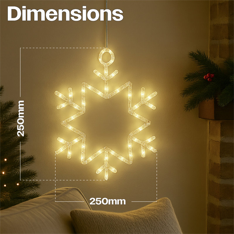 Indoor / Outdoor Lighted Window Décor