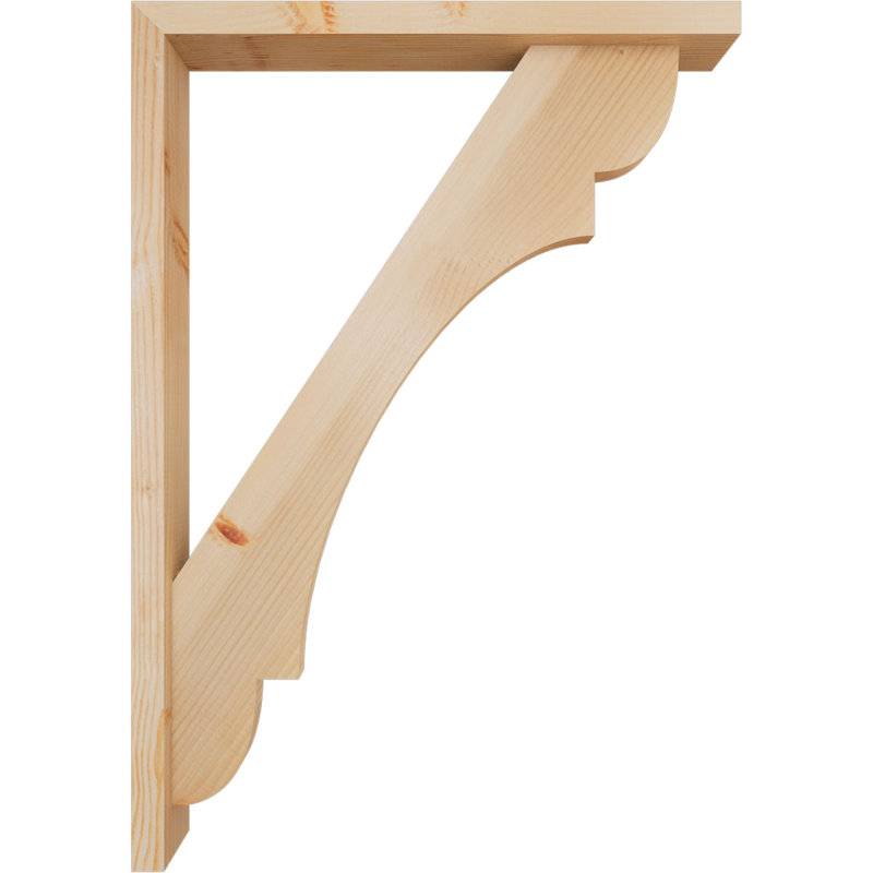 Support de bloc olympique avec entretoise décalée, 40 x 28, Sapin Douglas de l 3 1/2 (lisse)