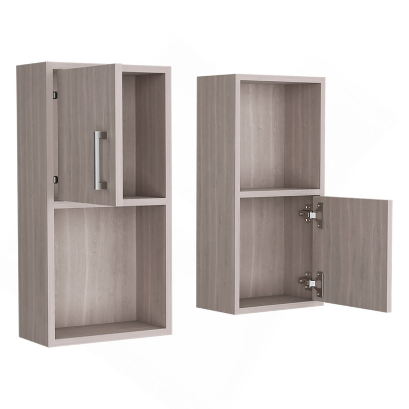 Medicine Cabinet Florence, Bathroom, White Oak, Multicolor