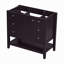 Meuble-lavabo 36 po sans lavabo, base d'armoire seulement, une armoire et trois tiroirs