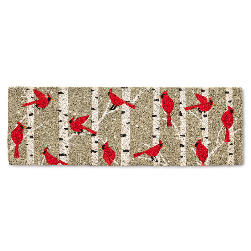Paillasson d'extérieur 18 po x 30 po Stoffel Cardinal and Birch