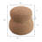 Round Upholstered Broadcloth Pleat Ottoman-306982647