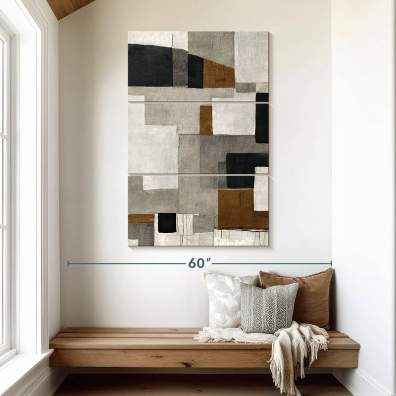 Avery Geometric Blocks I, 38" H x 24" W