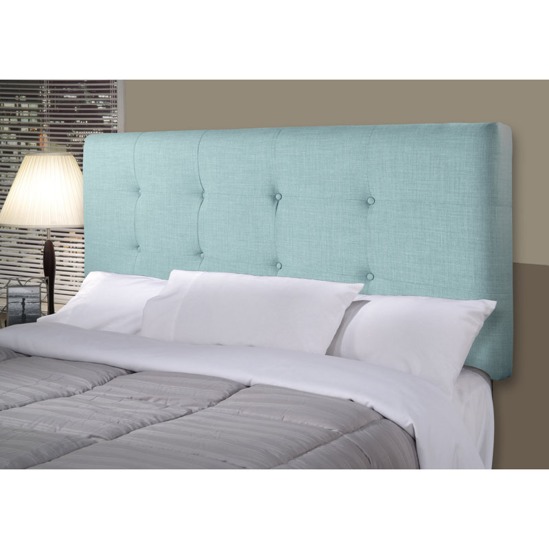 Upholstered Headboard, California King, Sea Mist Green