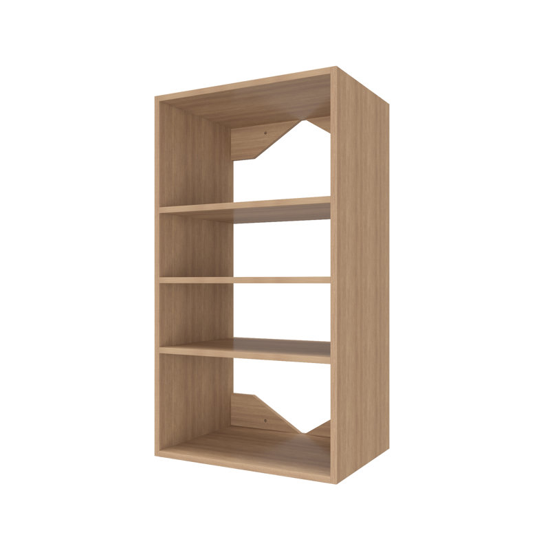 Système de garde-robe à tour courte, Bois, H 36 po x l 19,5 po x P 14 po