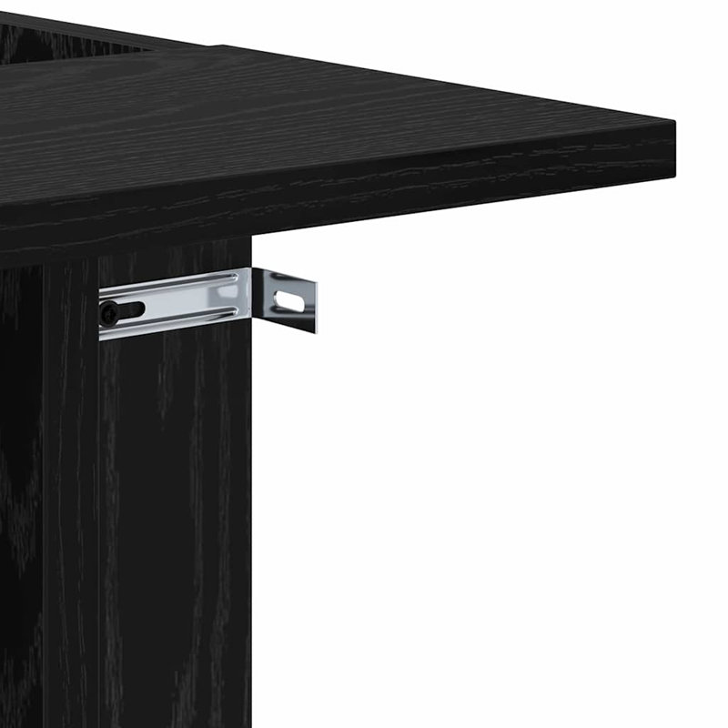 End Table, Black Oak